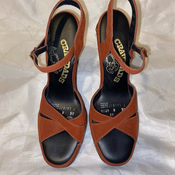 ILGWU Union made Shoes - ILGWU AFL-CIO Union Made Vintage Crawdad Brazilian Suede Shoes please read